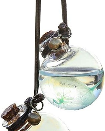 2 Pcs Empty Car Air Freshener Perfume Bottle Hanging Essential Oils Bottle Fragrance Diffuser 3.5cm